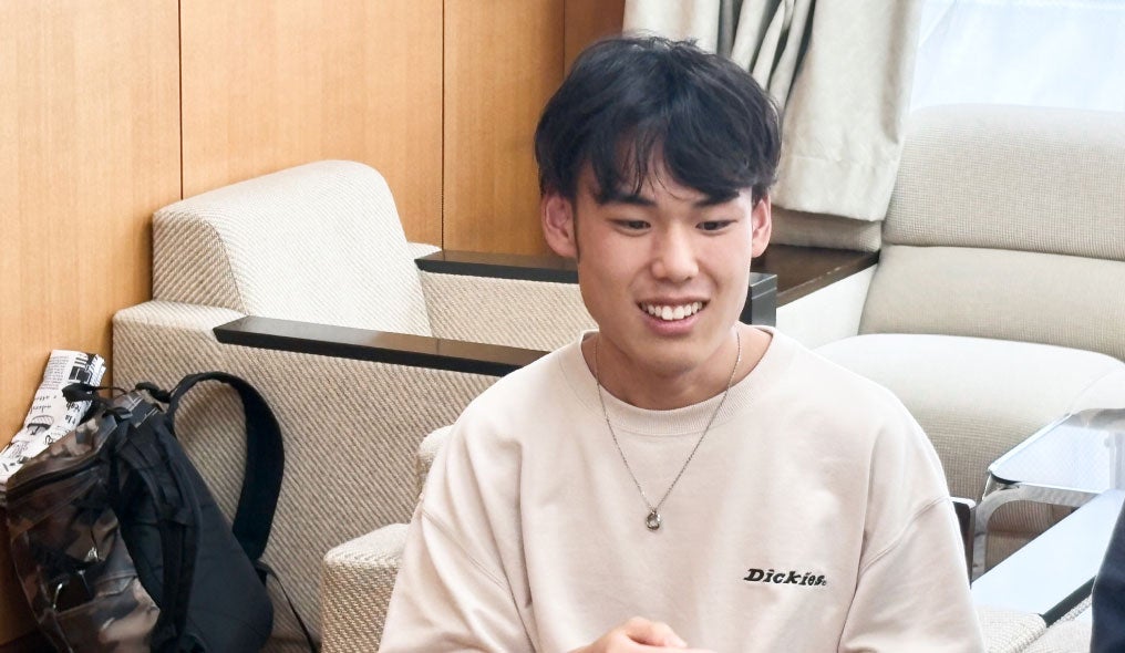 「オリエンテーリング部」「鉄道研究部」「お料理研究部」の３つをかけもちする齋尾風斗さん。部活で作った「ジャンボ餃子」がお気に入りだ